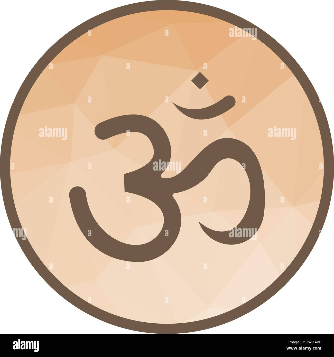 Hindu om symbol in Stock Vector Images - Alamy