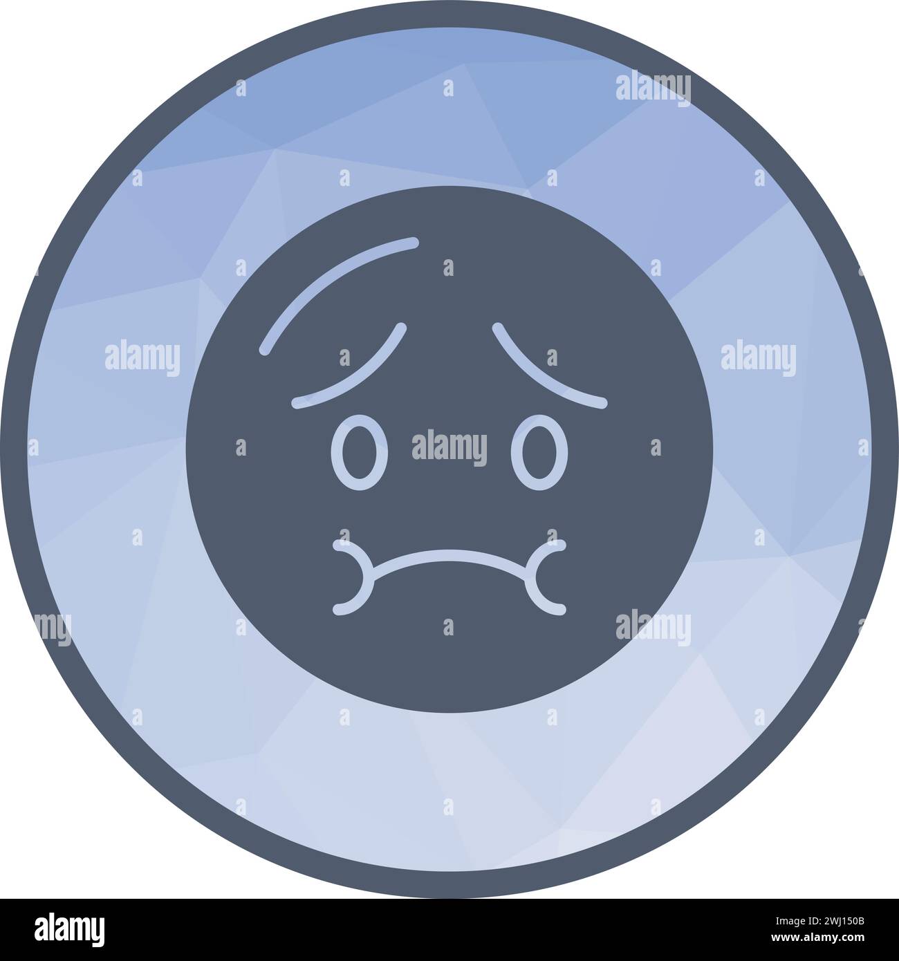 Nauseated Face icon vector image. Stock Vector