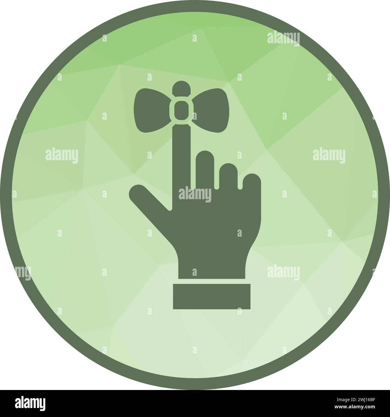 Reminder Ribbon icon vector image. Stock Vector