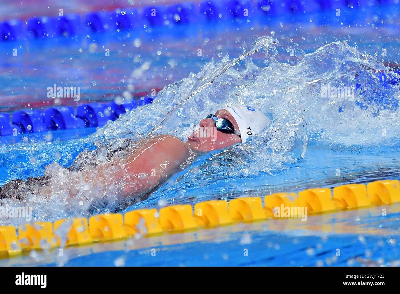 Doha, Qat. 12th Feb, 2024. Kira Toussaint from Nederland in action