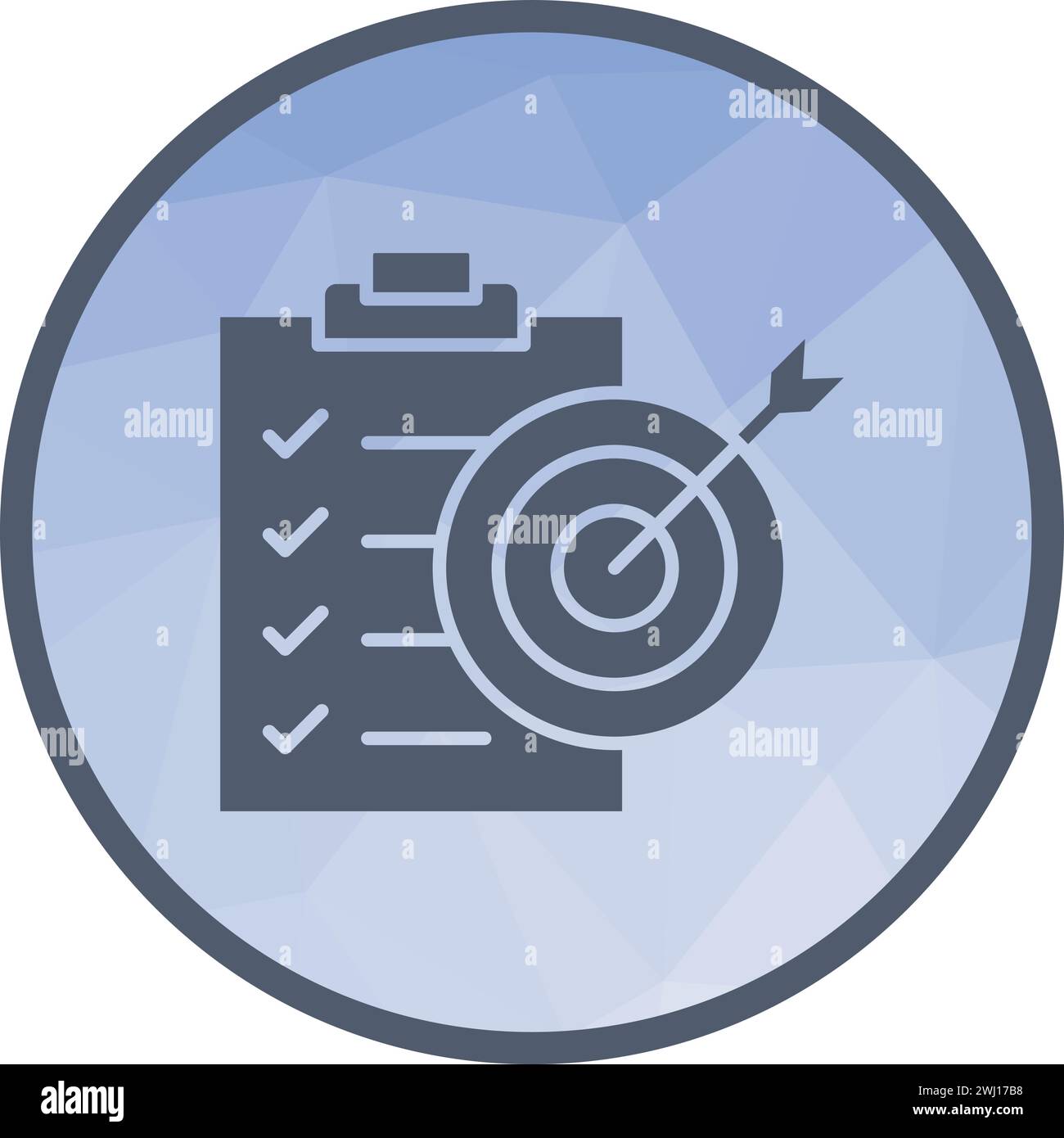 Set Goals icon vector image. Stock Vector