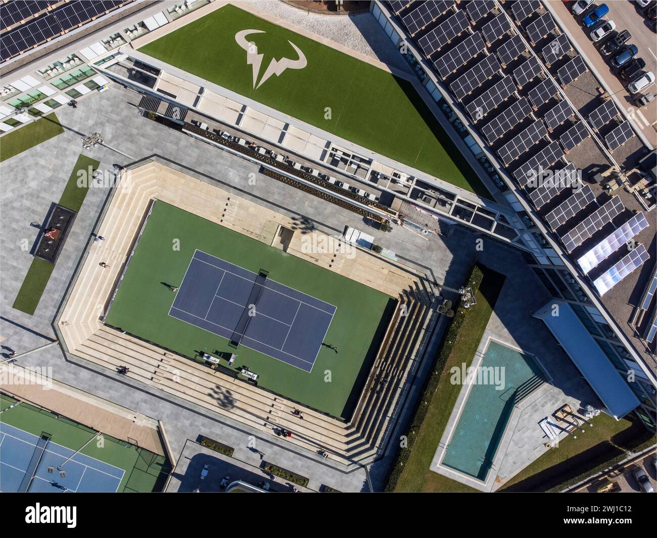 Rafa Nadal Sports Centre, sports complex and museum, Manacor, Mallorca, Balearic Islands, Spain Stock Photo