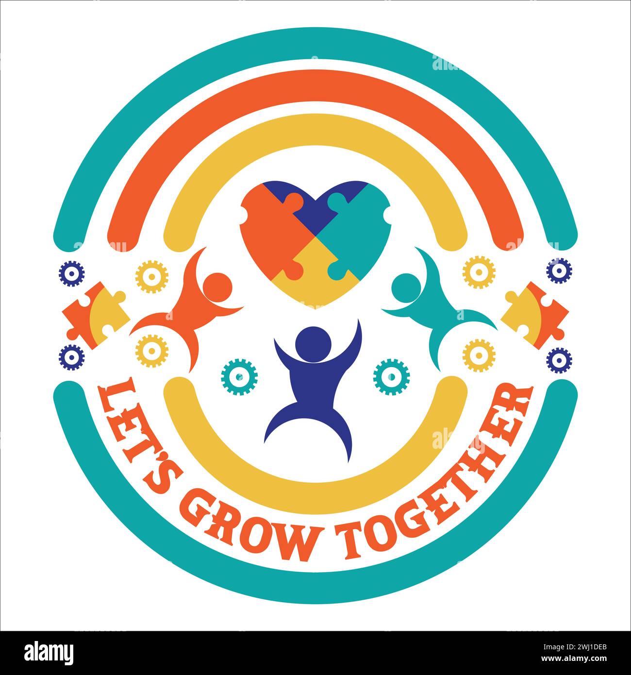 Autism svg design hi-res stock photography and images - Alamy