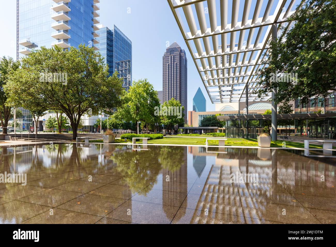 Dallas Performing Arts Center Theater Building in Texas, USA Stock Photo