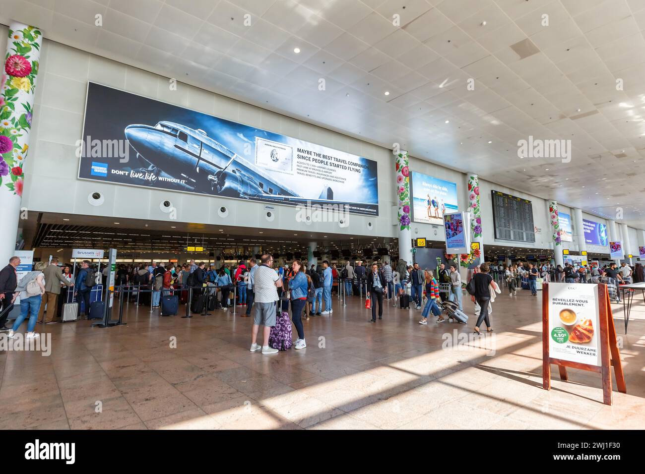 Brussels Brussels Airport Terminal in Belgium Stock Photo - Alamy