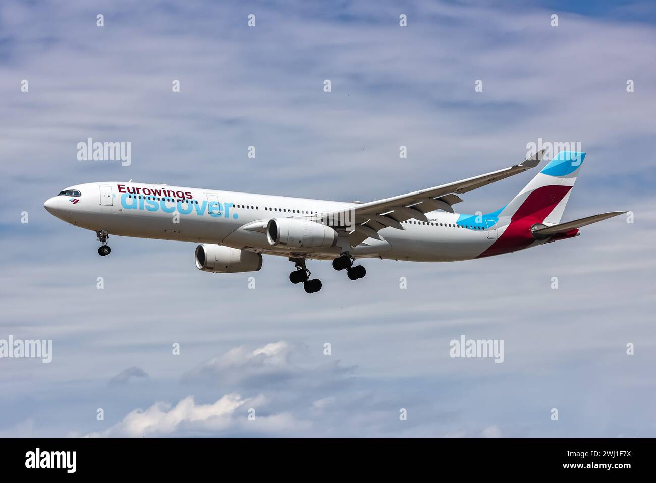 Eurowings Discover Airbus A330-300 aircraft Frankfurt Airport in Germany Stock Photo
