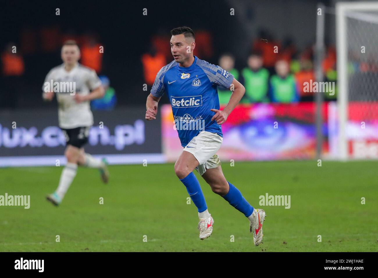 Chorzow, Poland. 09th Feb, 2024. Maciej Sadlok of Ruch Chorzow seen in
