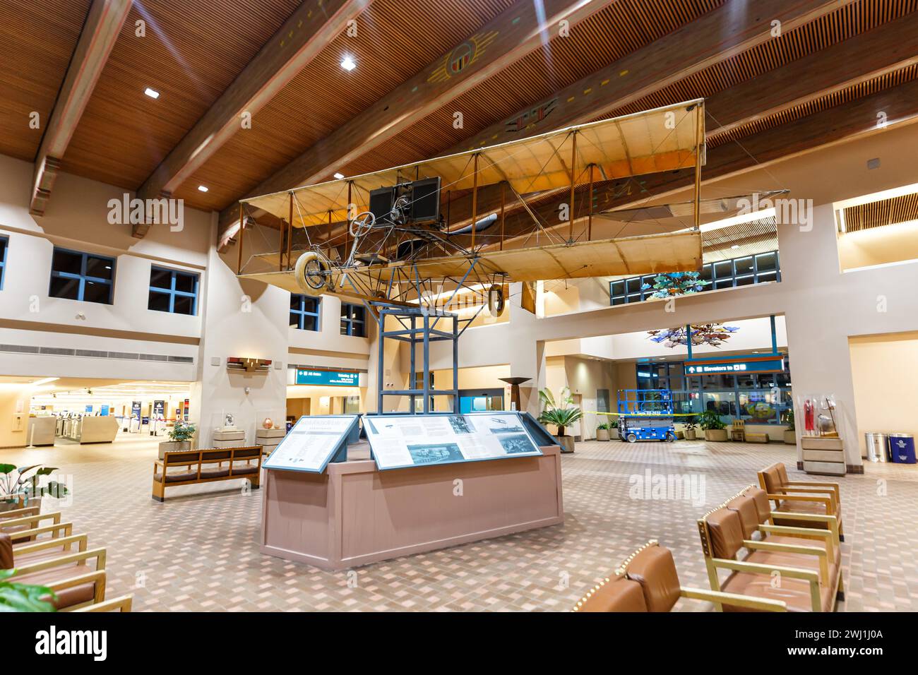 Albuquerque International Sunport ABQ Airport Terminal in the USA Stock