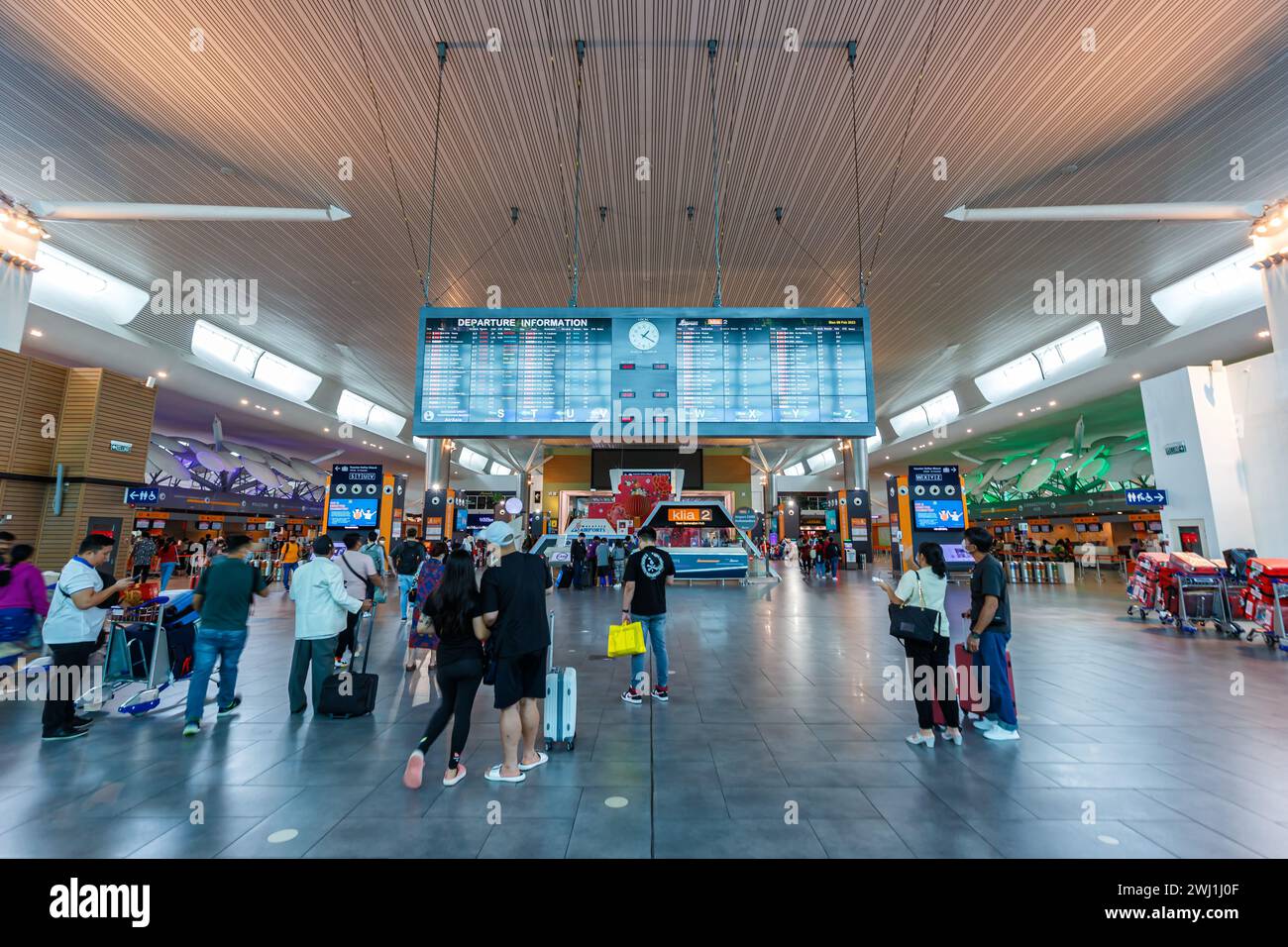 Flughafen Kuala Lumpur International Airport Terminal 2 in Malaysia ...