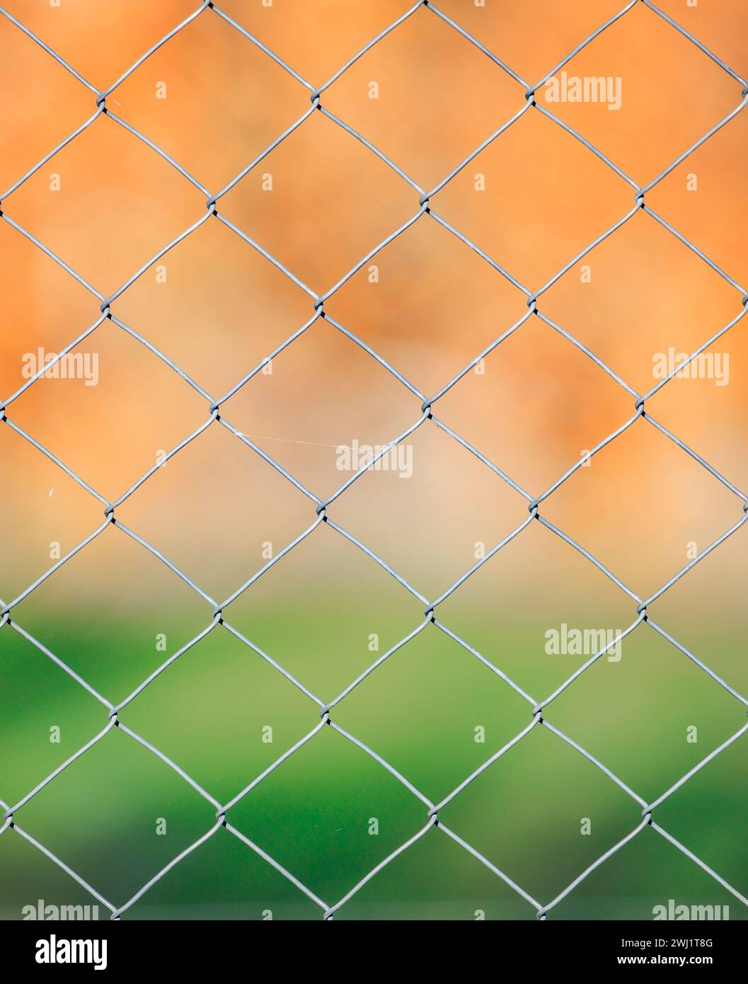 A vertical of a chain link fence Stock Photo Alamy