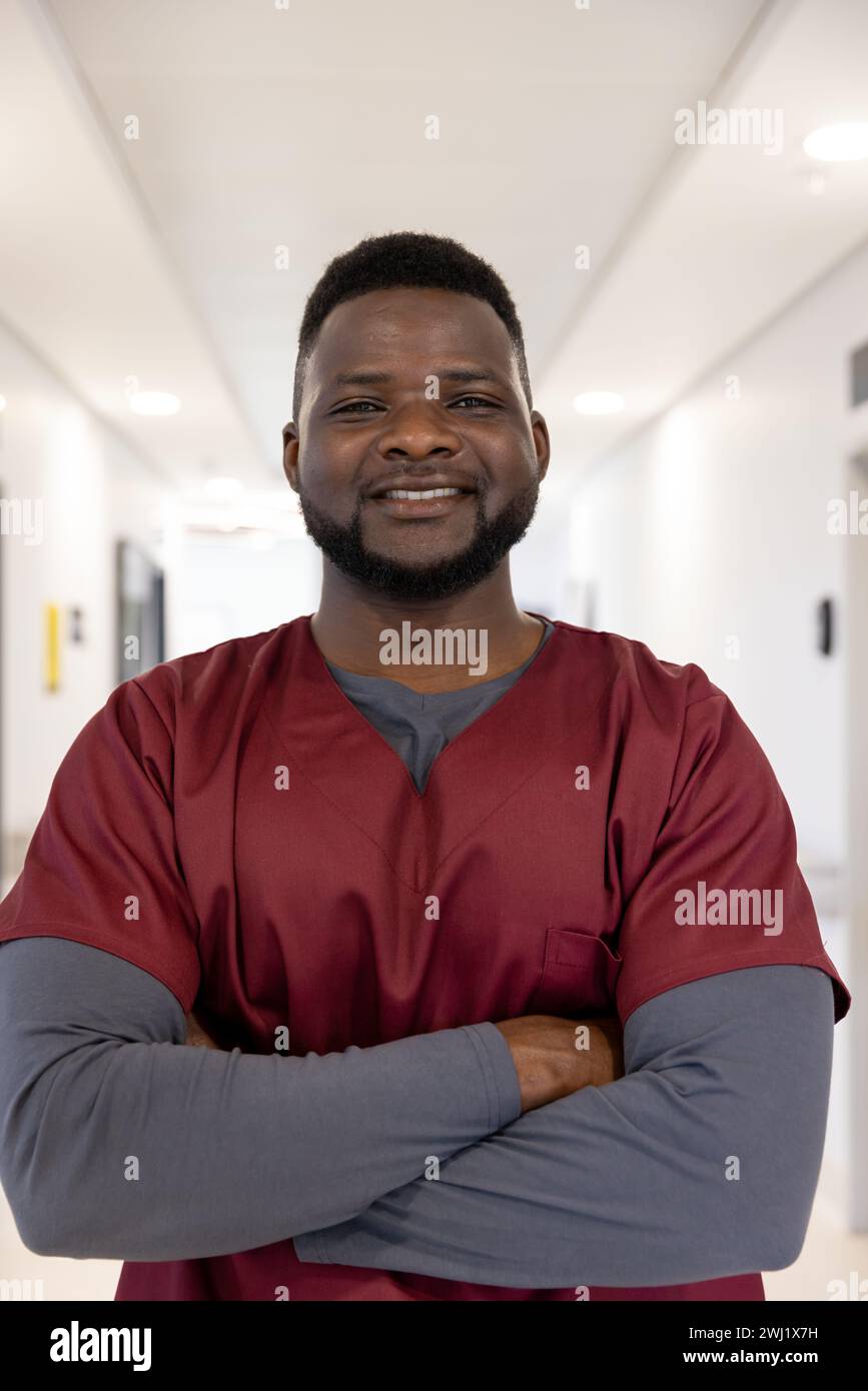 Happy african american male doctor hi-res stock photography and images ...