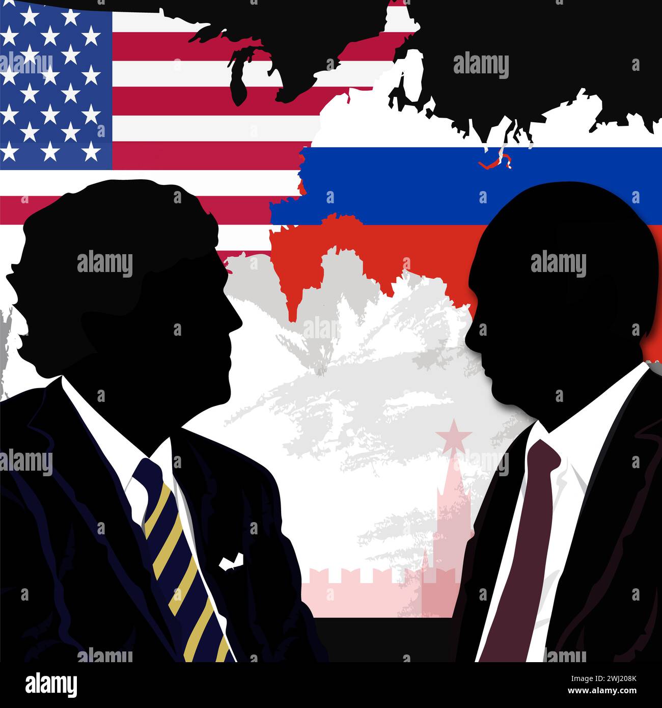 February 2024. American journalist Tucker Carlson interviewed Russian ...