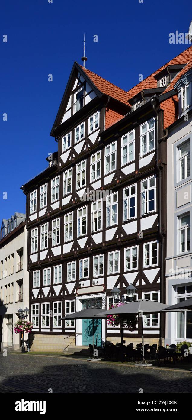 Old street in hildesheim germany hires stock photography and images
