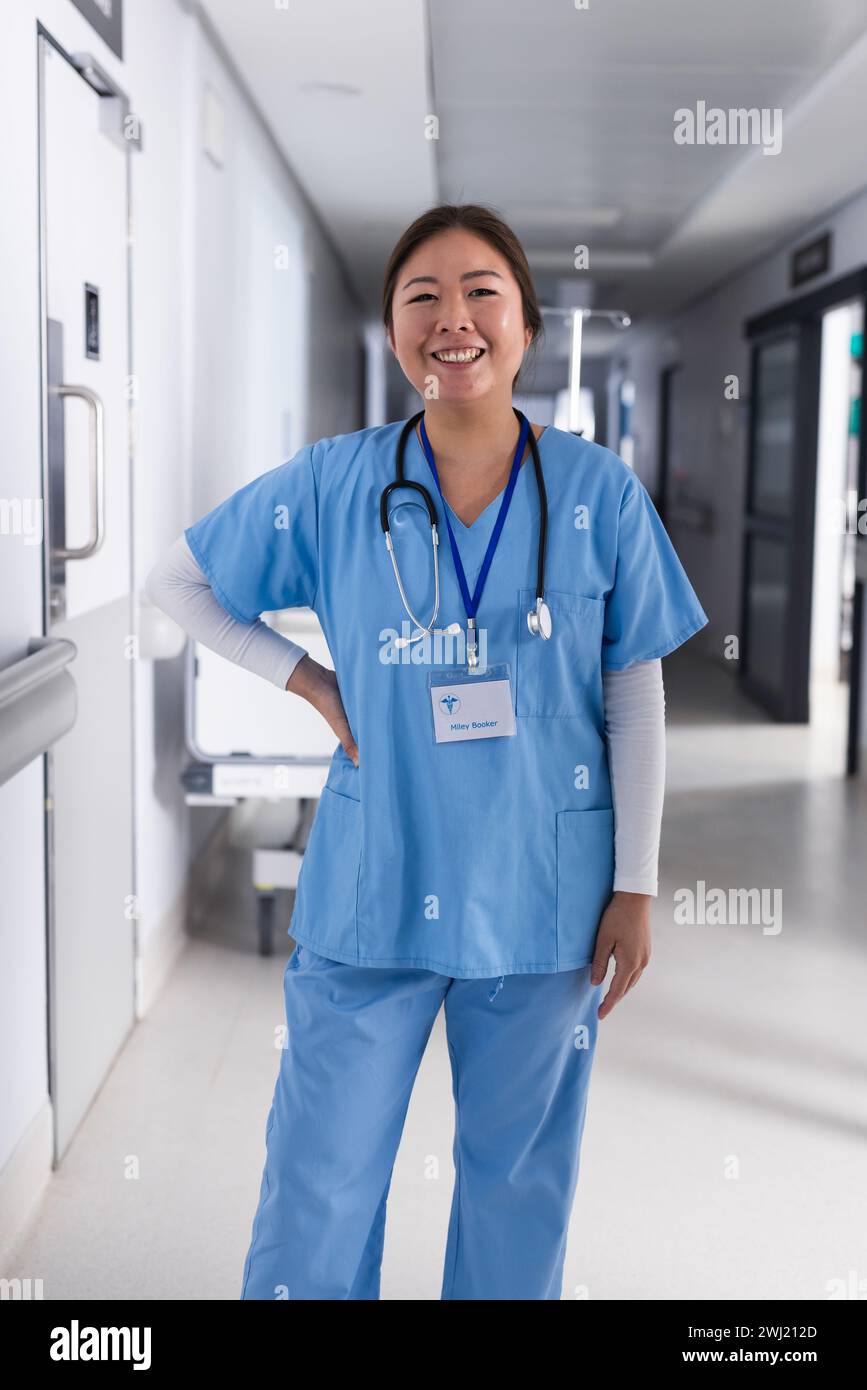 Asian female doctor standing hi-res stock photography and images - Alamy