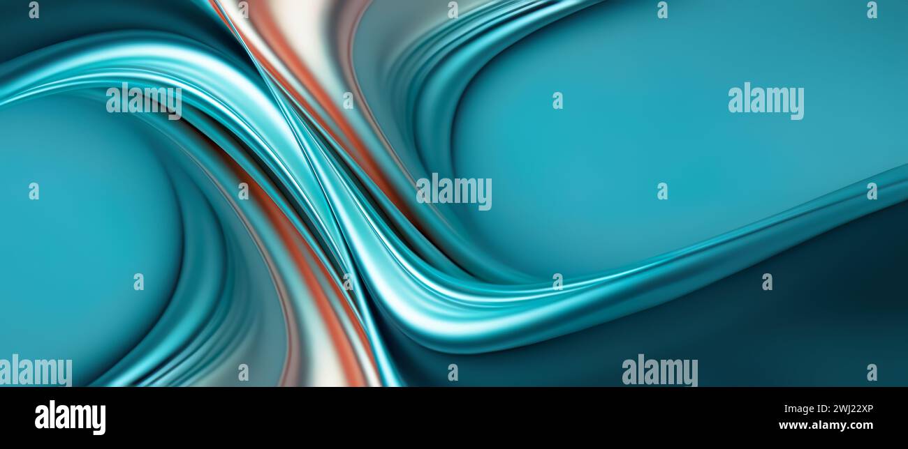 3D Abstract Blue Background Stock Photo - Alamy