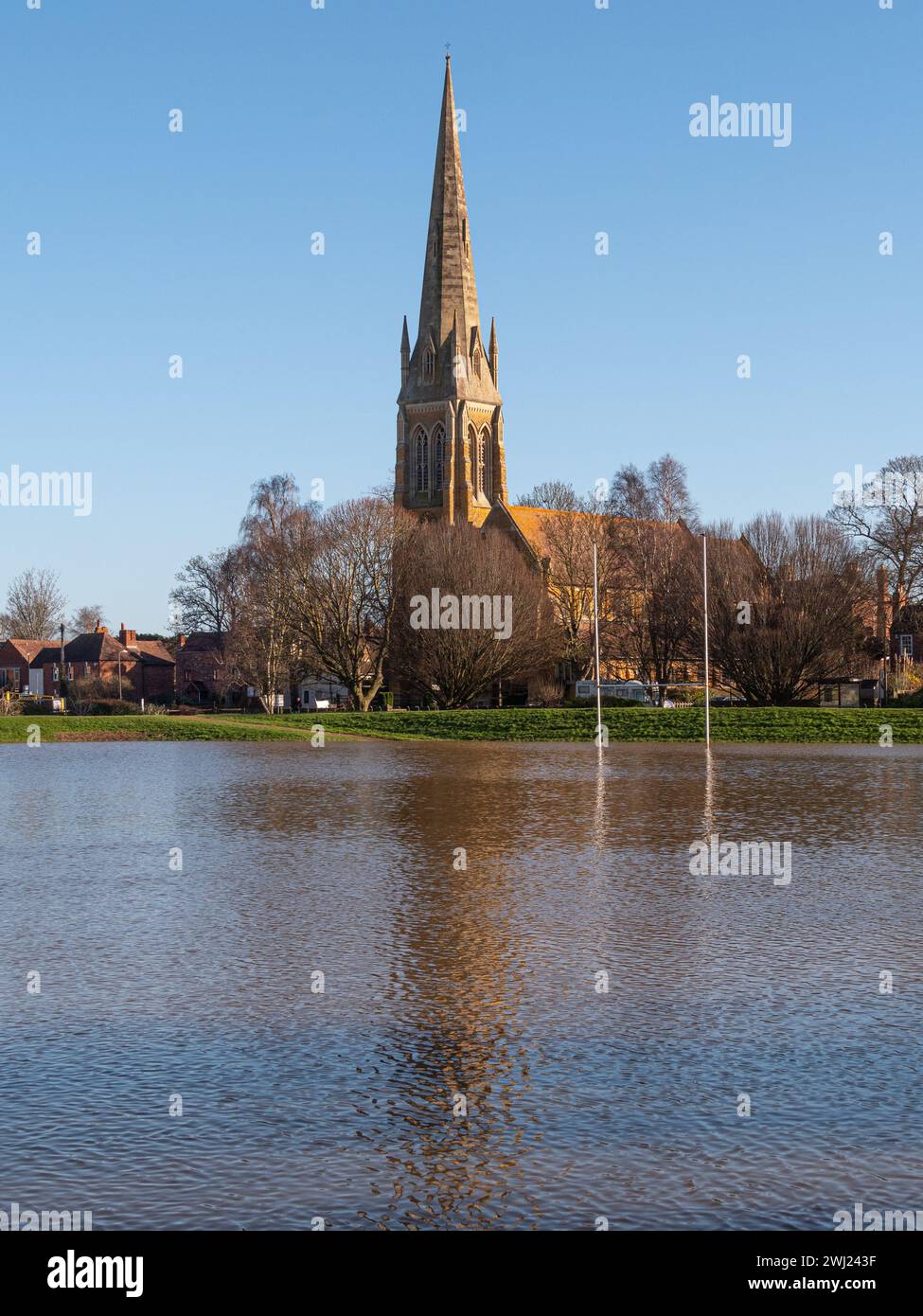 2024 Flooding in Upton on Severn, UK Stock Photo Alamy