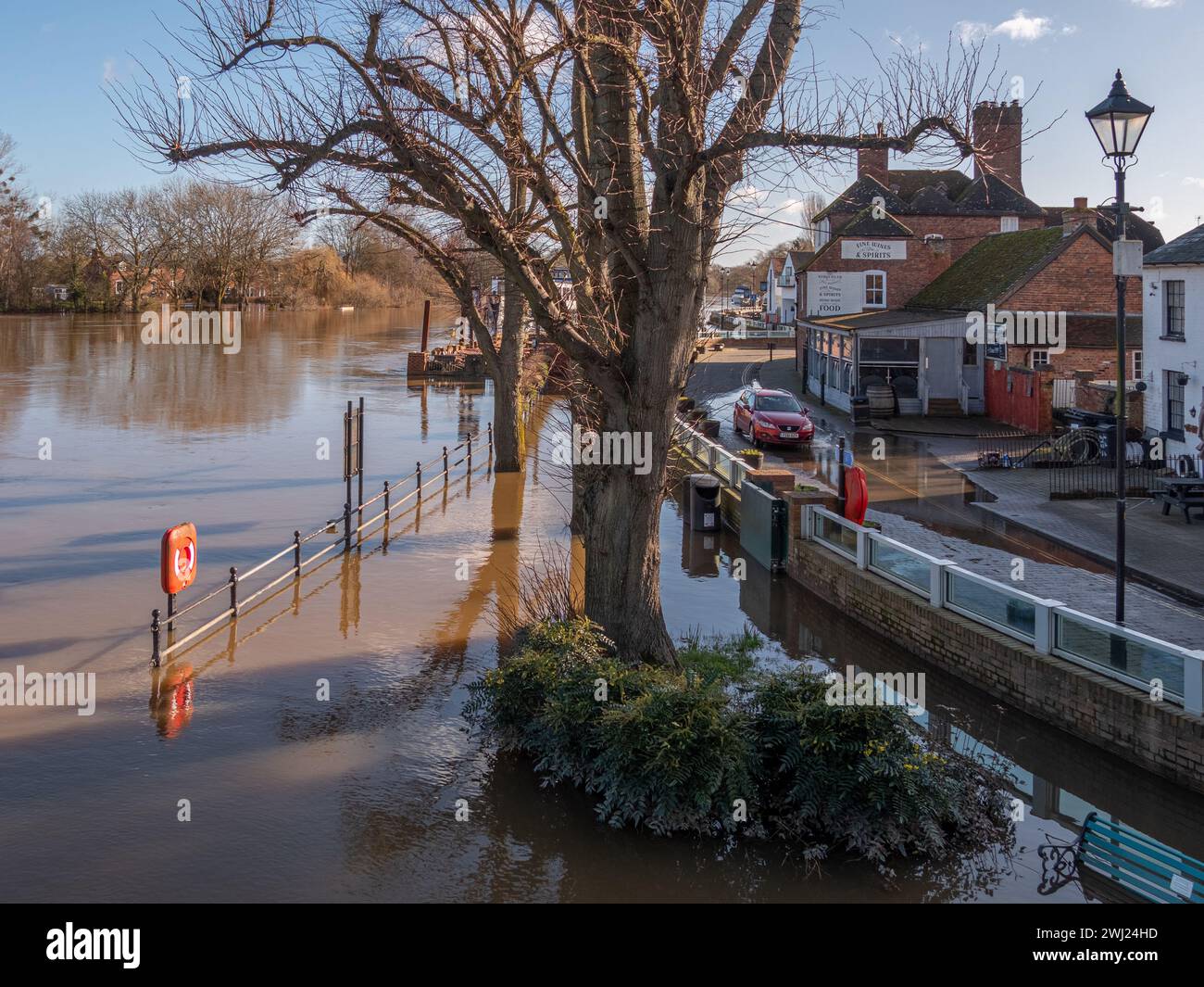 2024 Flooding in Upton on Severn, UK Stock Photo - Alamy