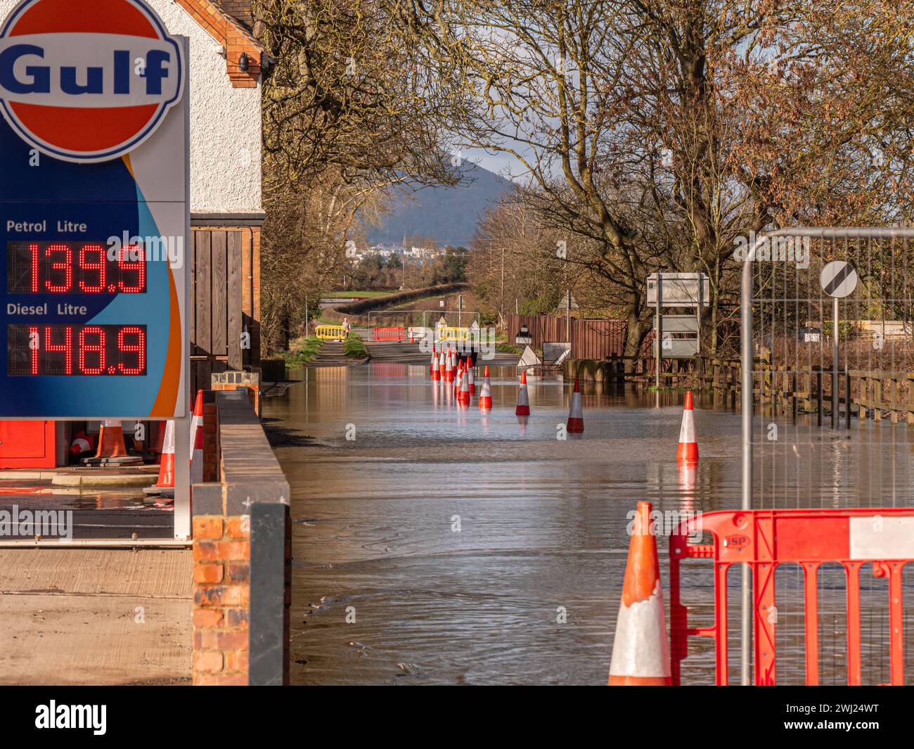 2024 Flooding in Upton on Severn, UK Stock Photo Alamy