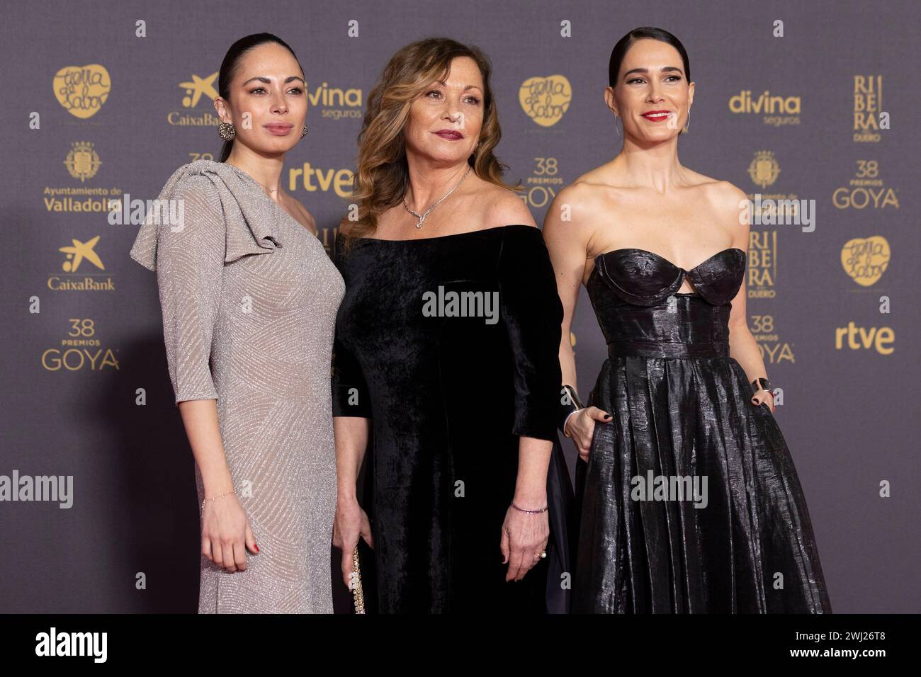 Madrid, Spain. 10th Feb, 2024. Ana Saura, Eulalia Ramon and Celia ...