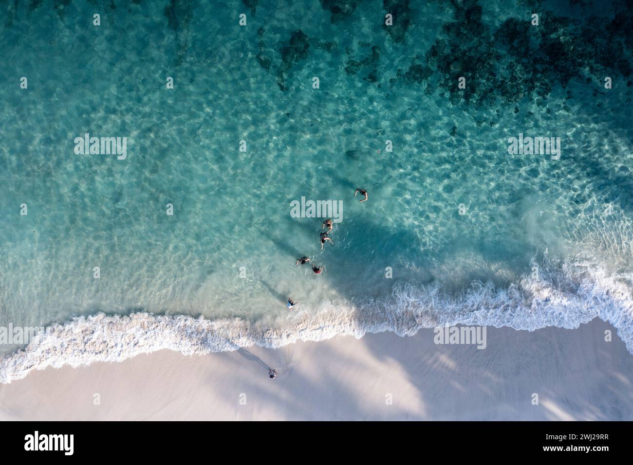 Drone abstract tropical bay beach hi-res stock photography and images ...