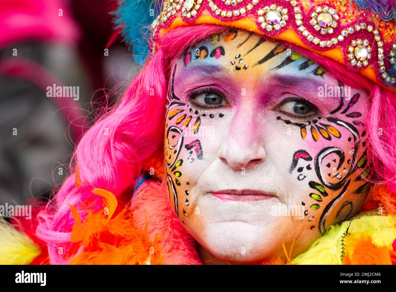 Maastricht, The Netherlands. 11th February 2024 Participant in the