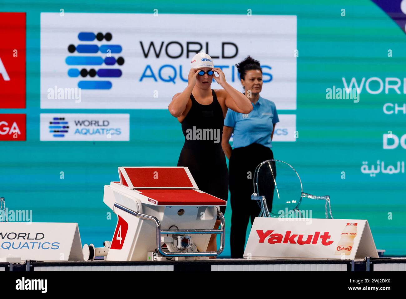DOHA, QATAR FEBRUARY 12 Tes Schouten of the Netherlands competing in