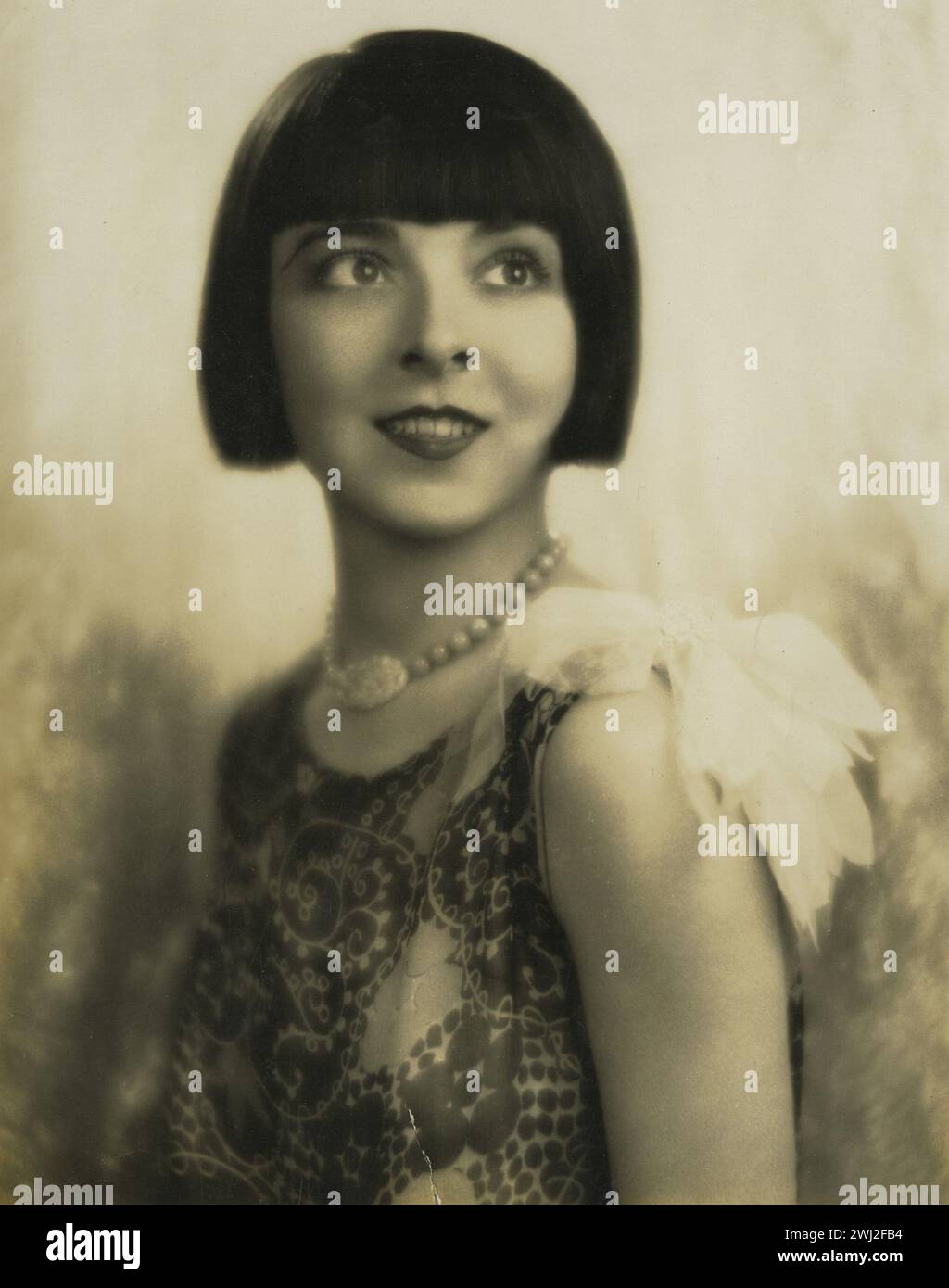 Actress Colleen Moore Portrait Still (1920s) Stock Photo