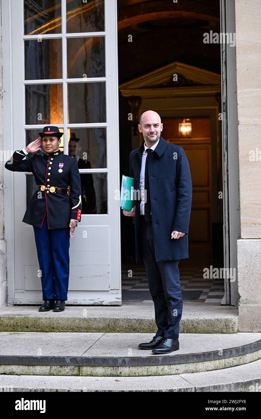 Paris, France. 10th Feb, 2024. JeanNoel Barrot during a government