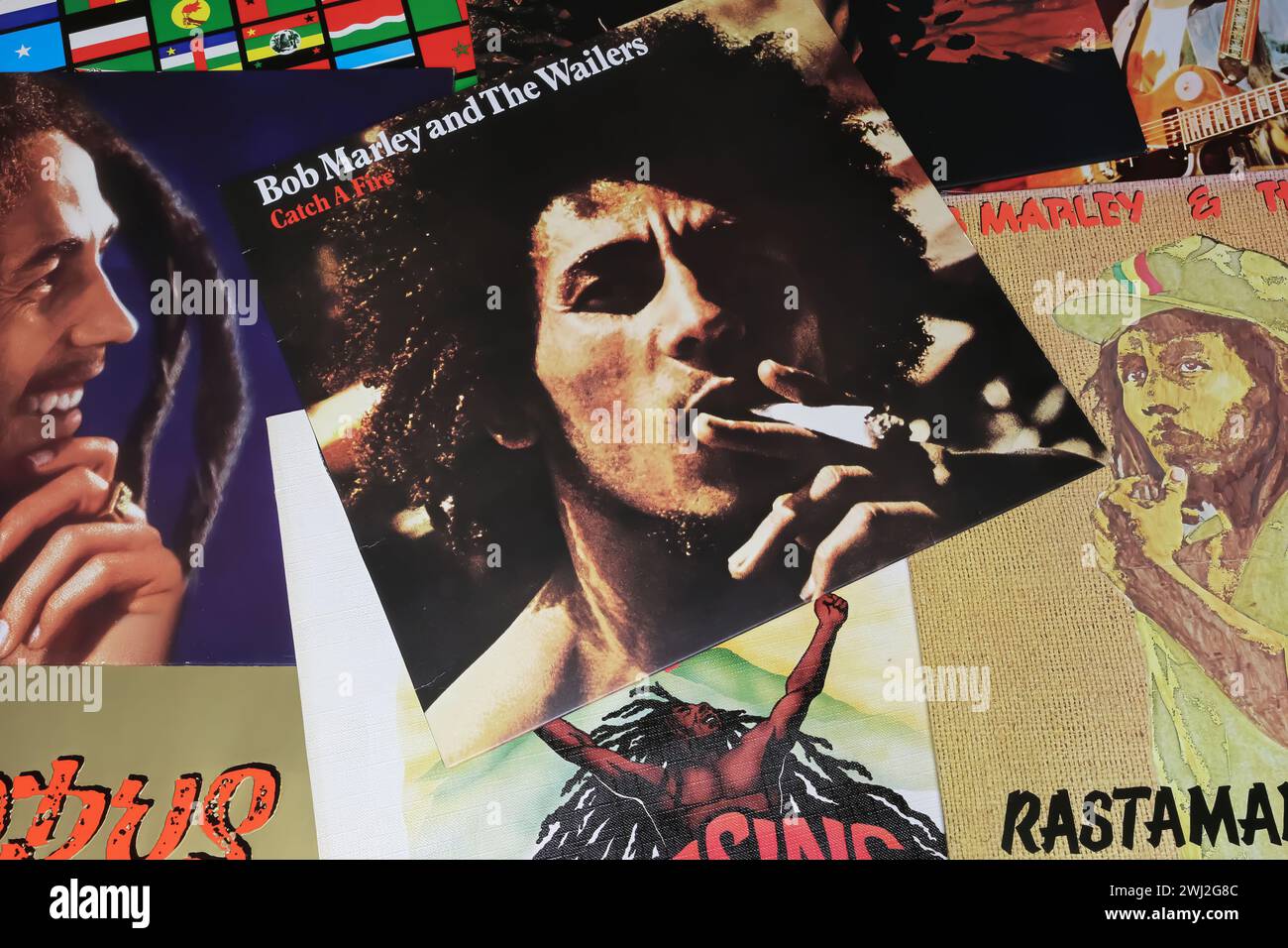 Bob marley and the wailers catch a fire hi-res stock photography