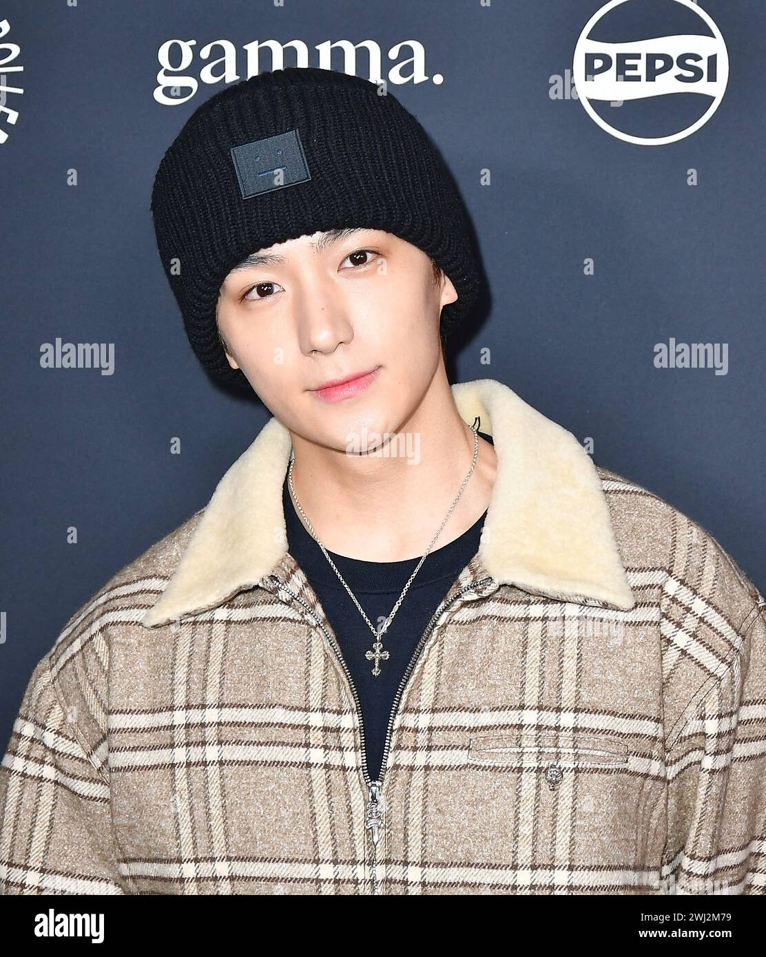 Las Vegas, USA. 12th Feb, 2024. Hyunjae attends Flipper's Roller Boogie