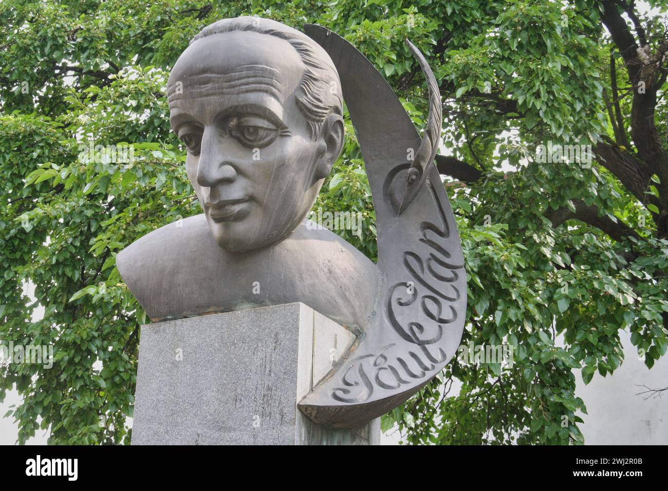 Paul Celan, Czernowitz, Ukraine Stock Photo