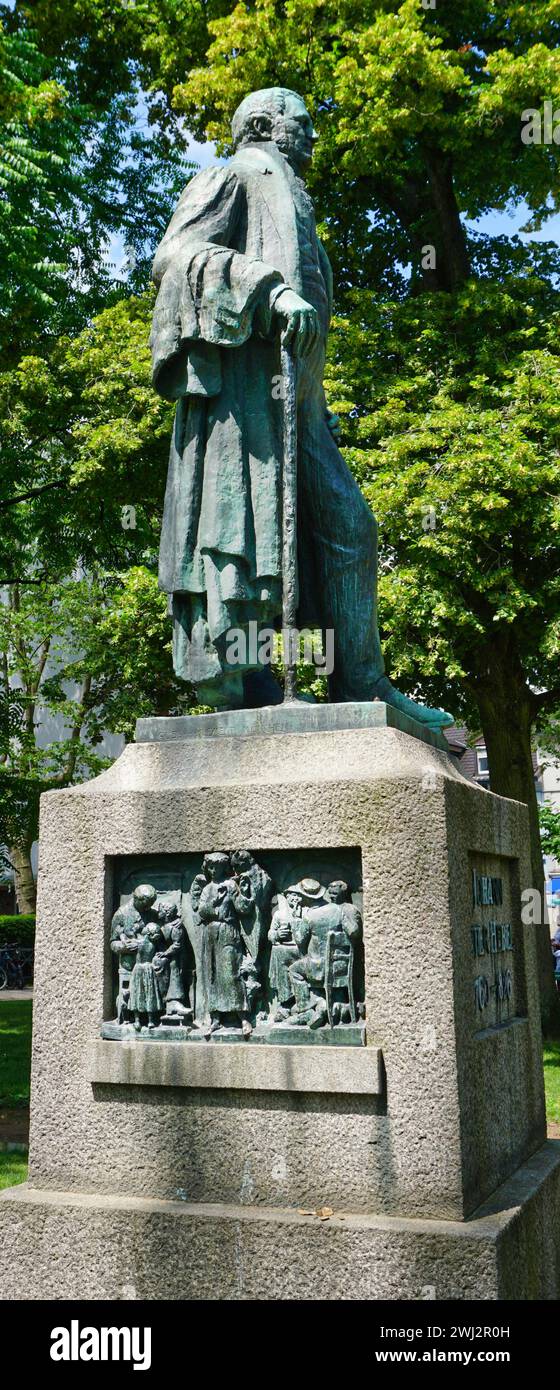 Johann Peter Hebel monument in LÃ¶rrach Stock Photo