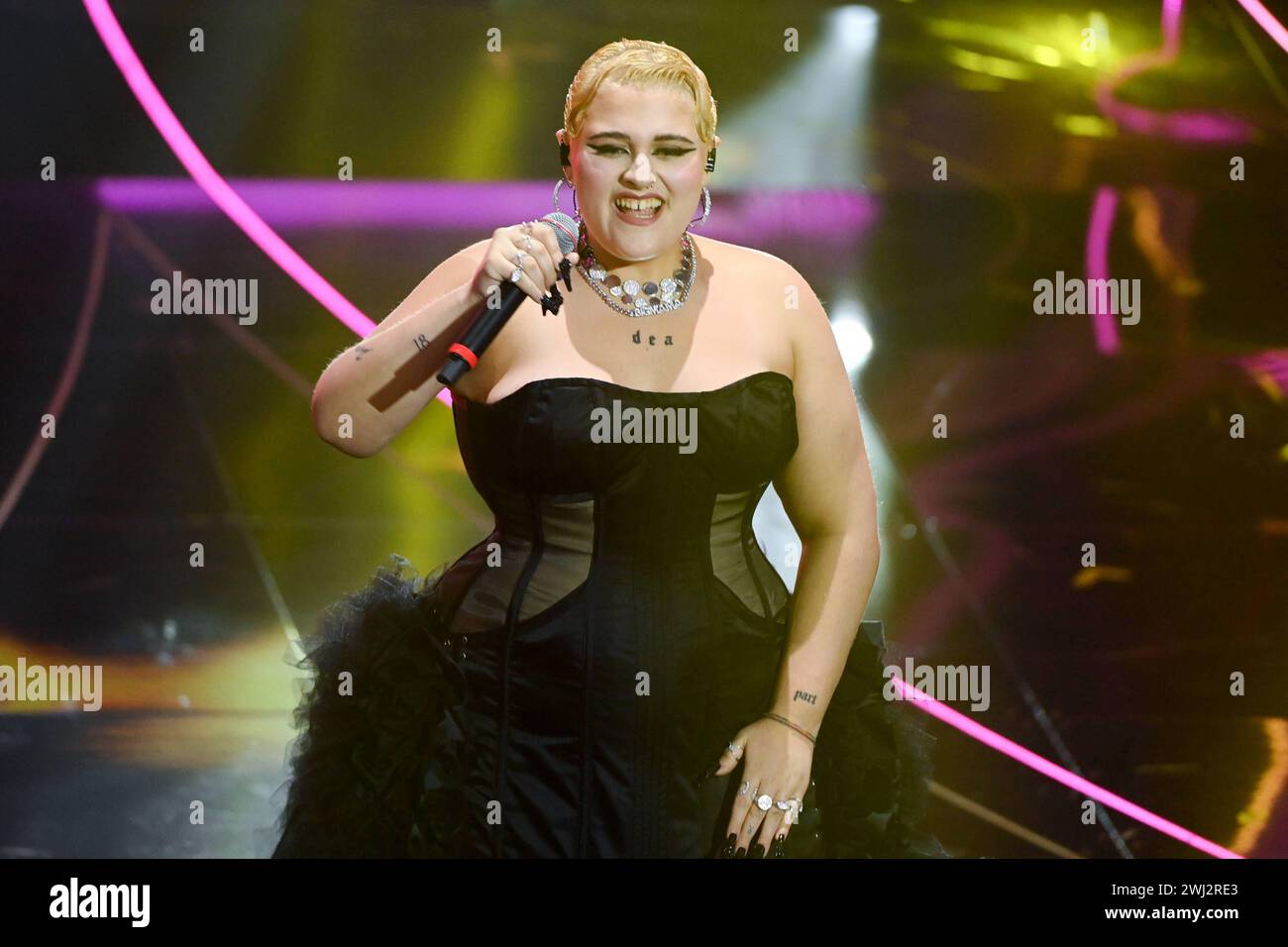 74th Sanremo Music Festival 2024 Bigmama Attends The 74th Sanremo Music   74th Sanremo Music Festival 2024 Bigmama Attends The 74th Sanremo Music Festival 2024 At Teatro Ariston On February 06 2024 In Sanremo Italy Imago Imagesemmefoto Copyright Ximago Imagesemmefotox 2WJ2RE3 