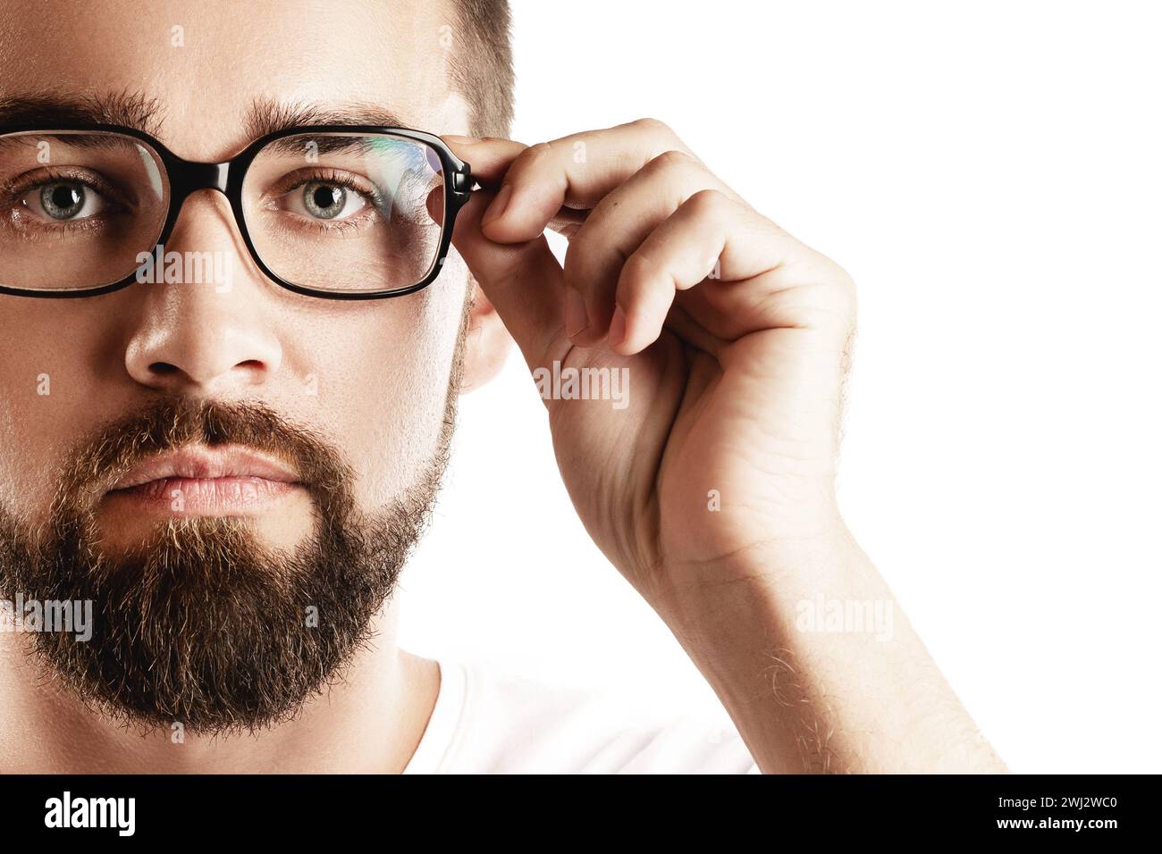 Young man wearing check hi-res stock photography and images - Alamy