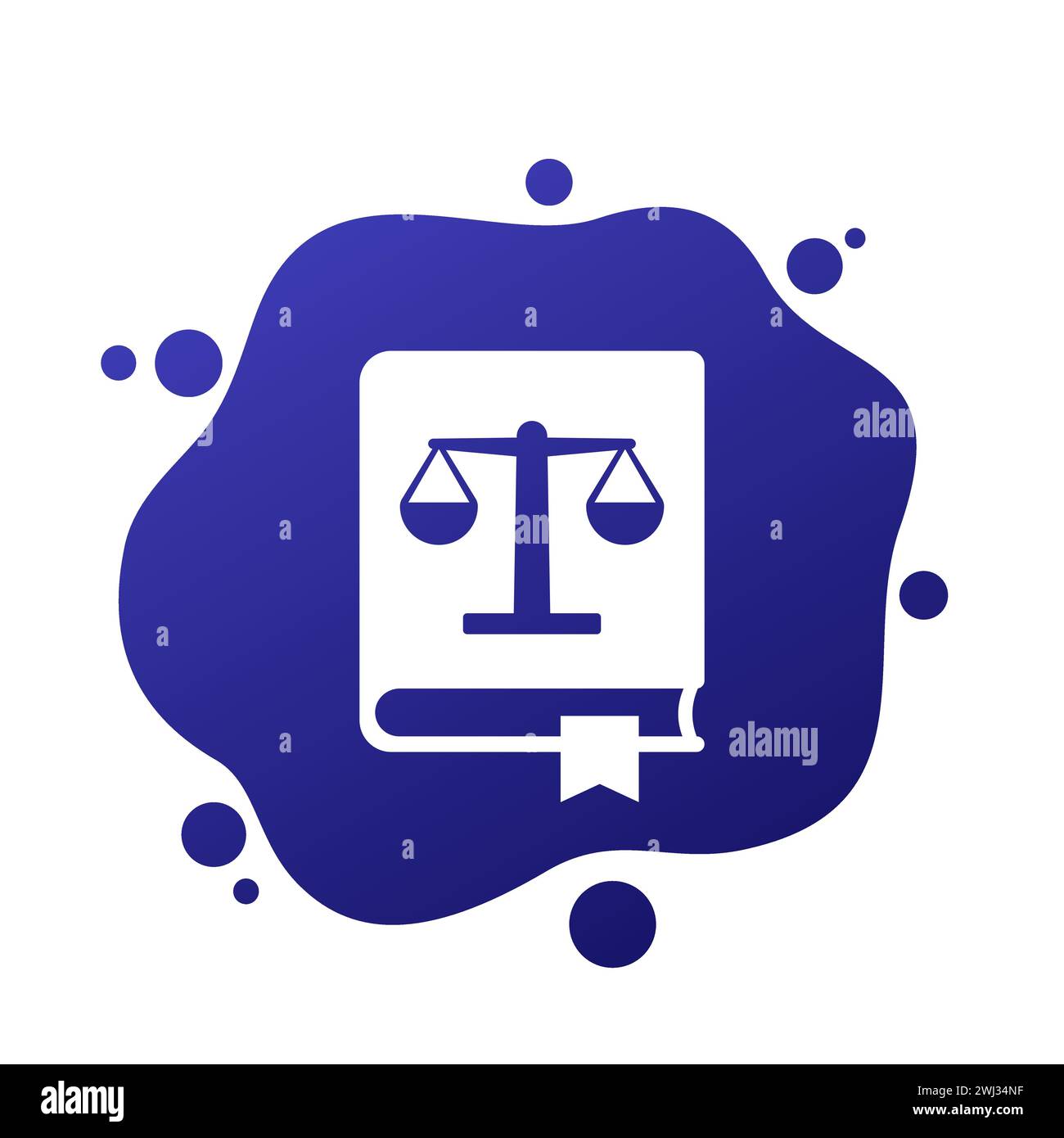 Legal book icon, law education vector Stock Vector Image & Art - Alamy