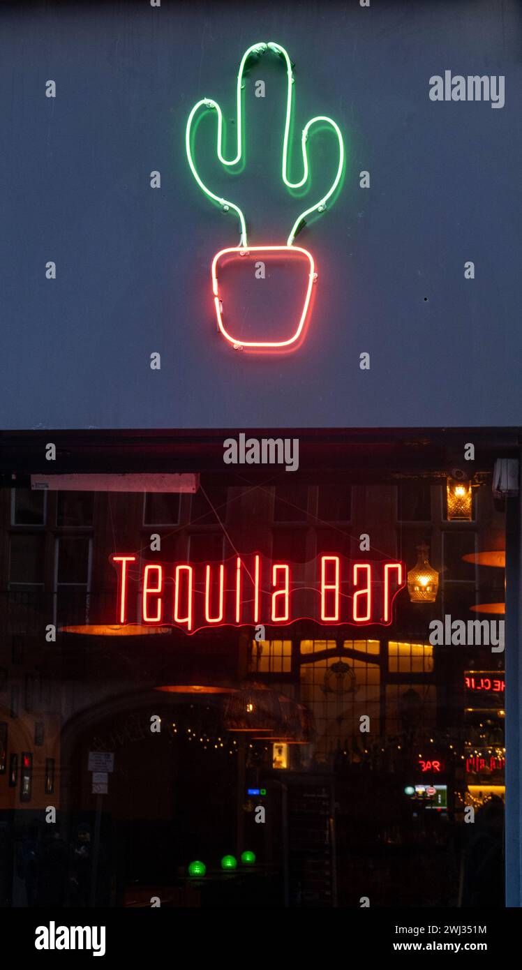 Tequila Bar on Castle Street Liverpool Stock Photo - Alamy