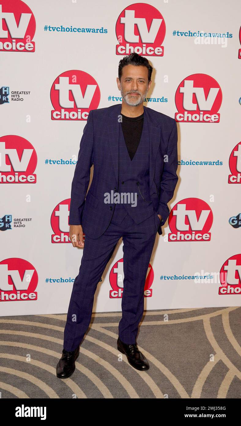 Navin Chowdhry attending the TV Choice Awards at the London Hilton on