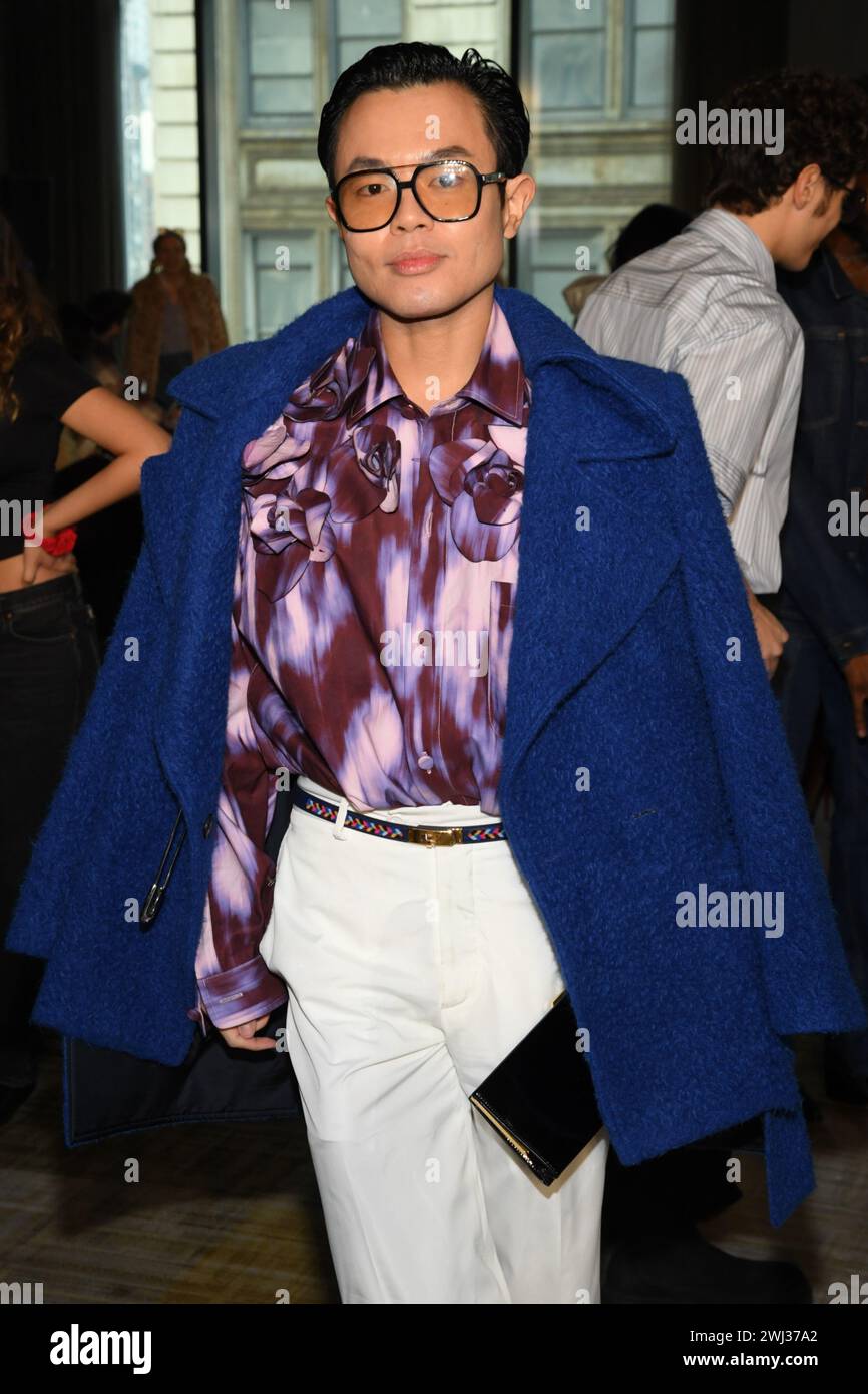 New York, USA. 12th Feb, 2024. Ezra J. William attending the Aknvas