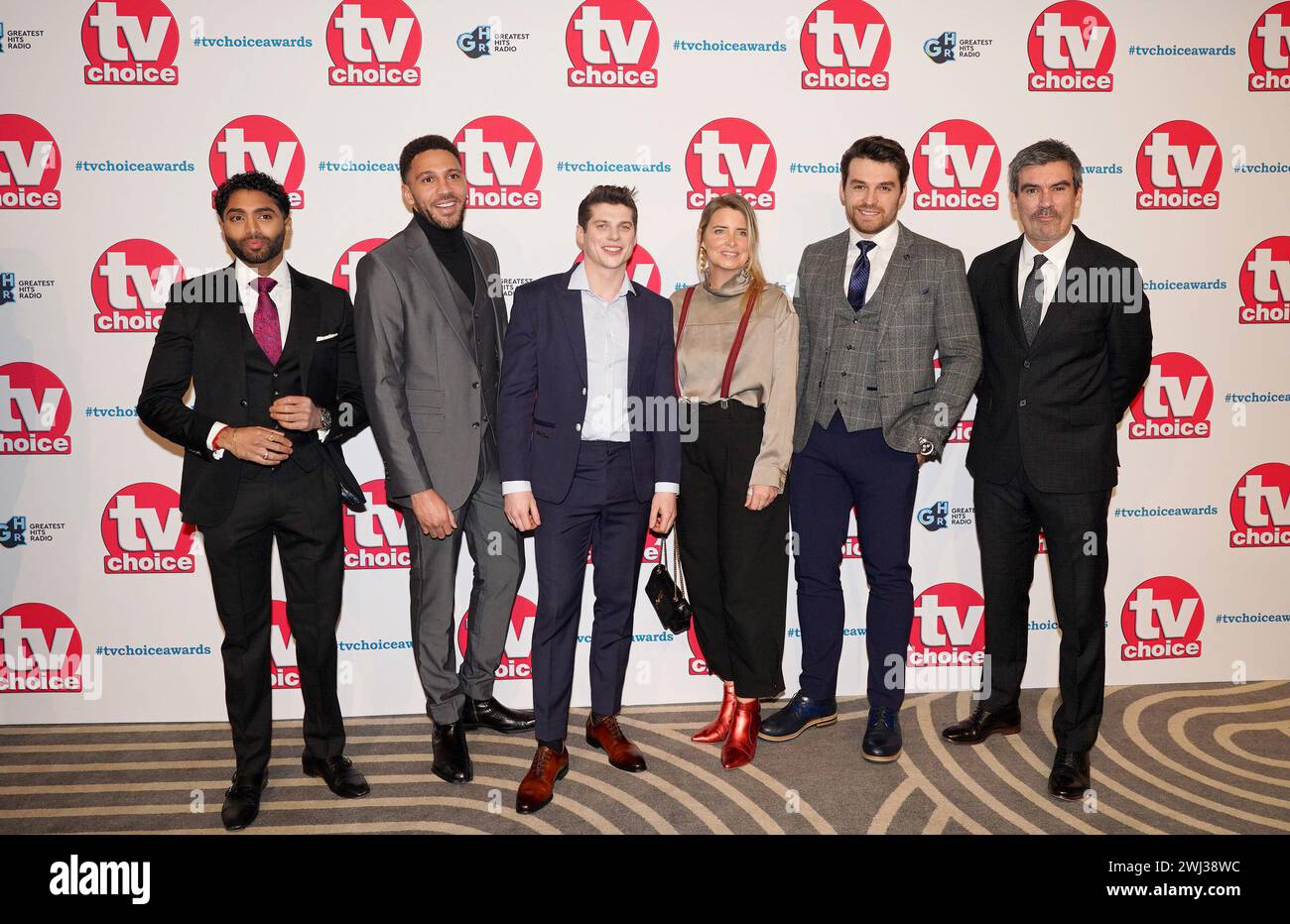 The cast of Emmerdale attend the TV Choice Awards at the London Hilton
