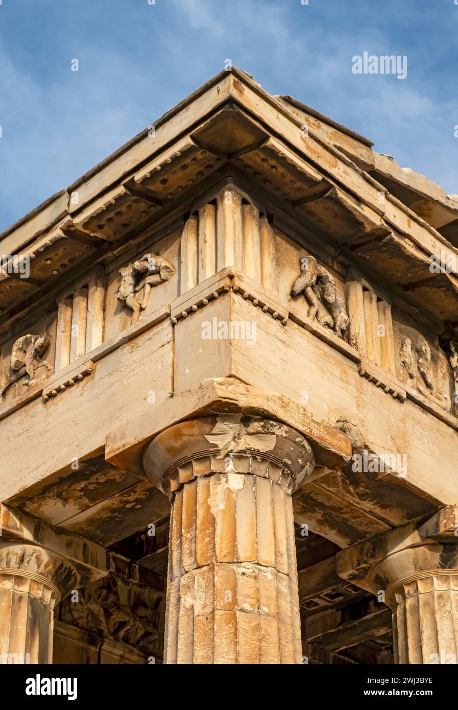 Temple of Hephaestus, Ancient Agora of Athens, Greece Stock Photo - Alamy