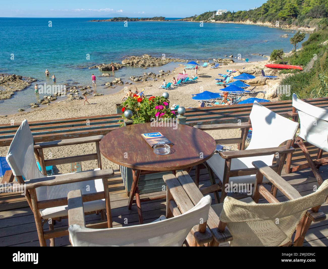 Katakolon beach in greece Stock Photo - Alamy