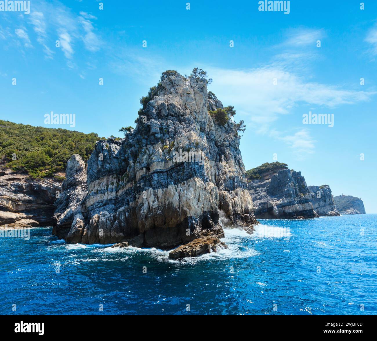 Palmaria island, La Spezia, Italy Stock Photo