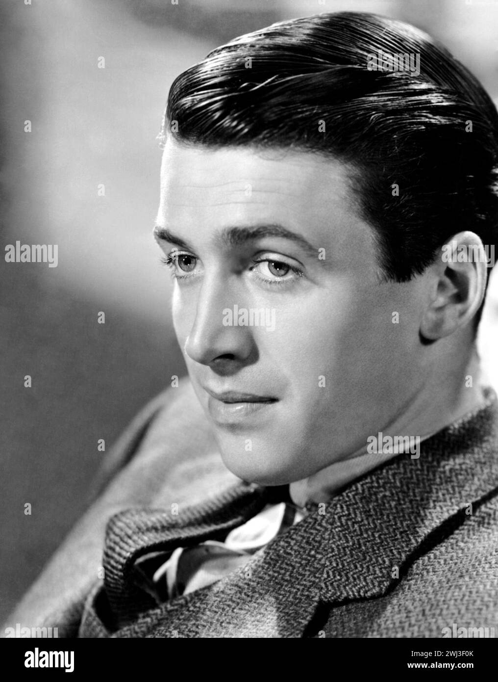 Actor James Stewart, early publicity photo, c 1930s Stock Photo
