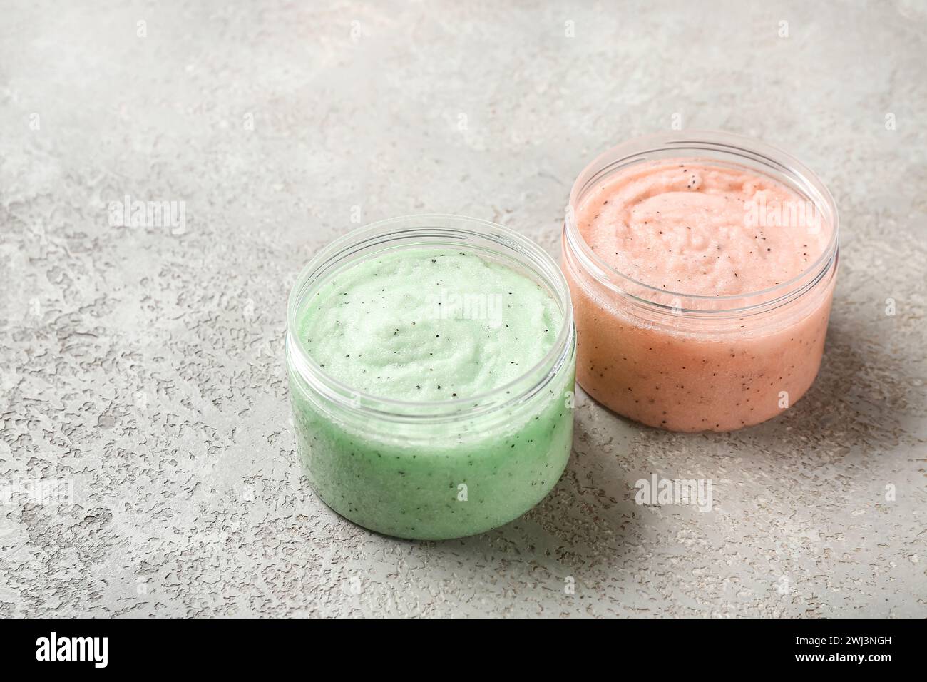 Jars body scrub cream hi-res stock photography and images - Alamy