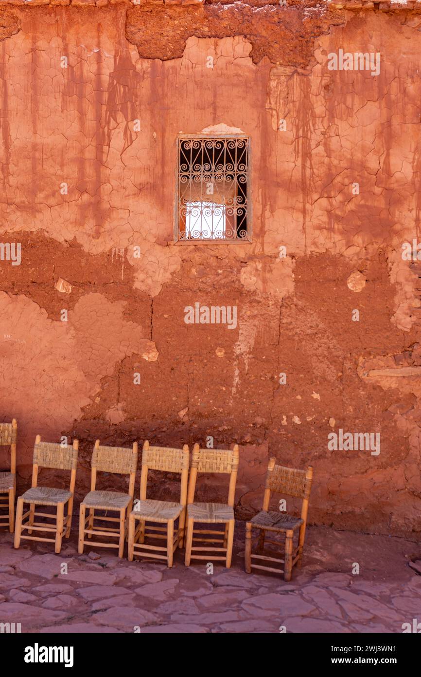 The Kasbah of Telouet in the Atlas, Morocco Stock Photo