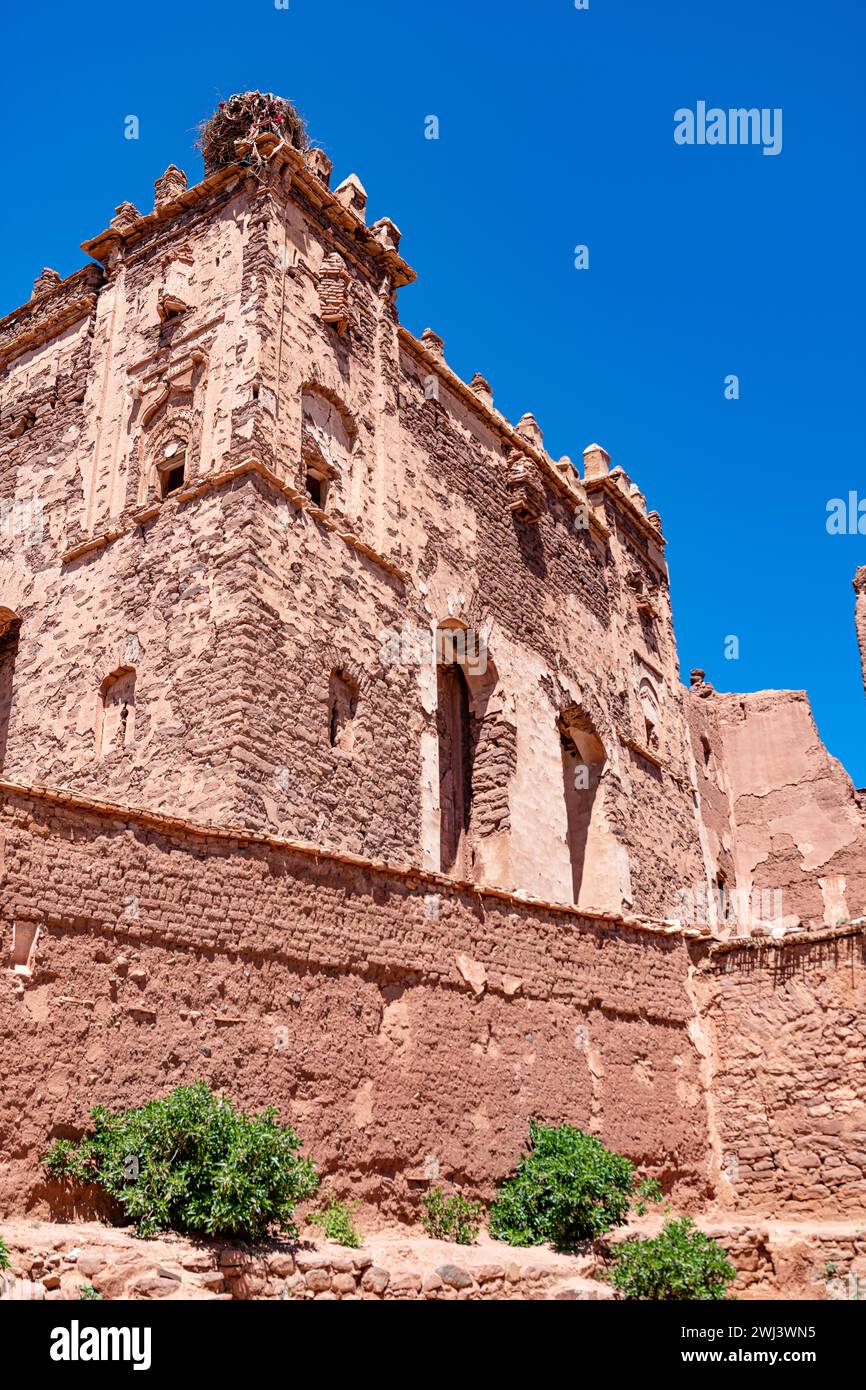 The Kasbah of Telouet in the Atlas, Morocco Stock Photo