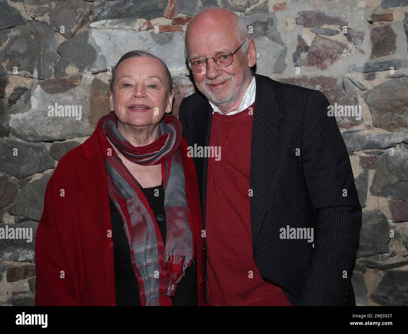 Actors Ursula Werner and Thomas Neumann at the event on 12/06/2023 in the Moritzhof Magdeburg â€‹ Stock Photo