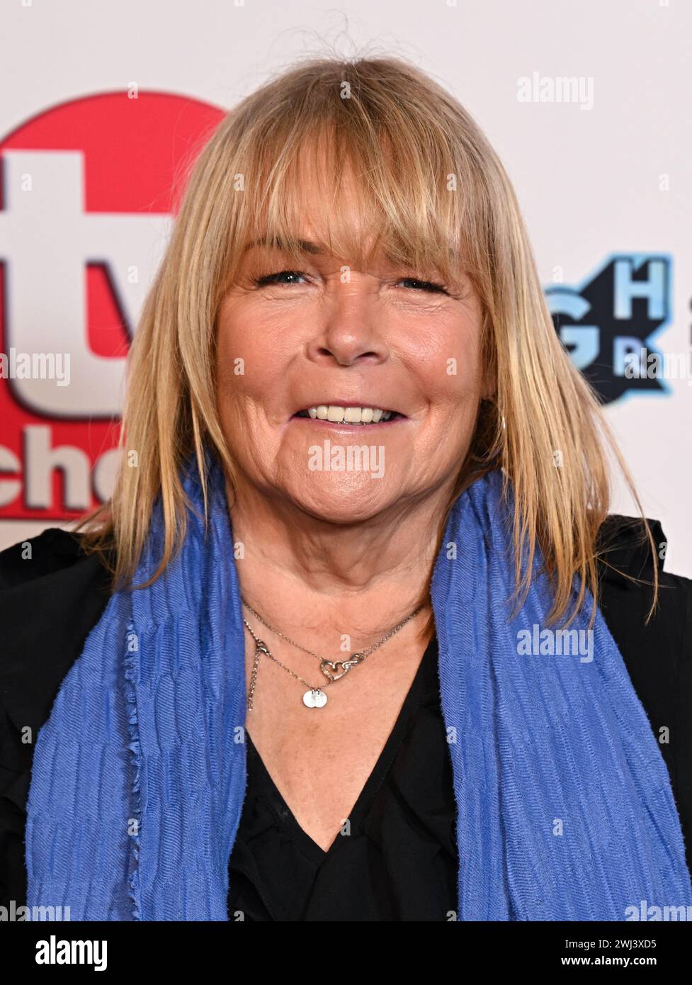 London, UK. February 12, 2024. Linda Robson arriving at the TV Choice Awards, Park Lane Hilton Hotel, London. Credit: Doug Peters/EMPICS/Alamy Live News Stock Photo