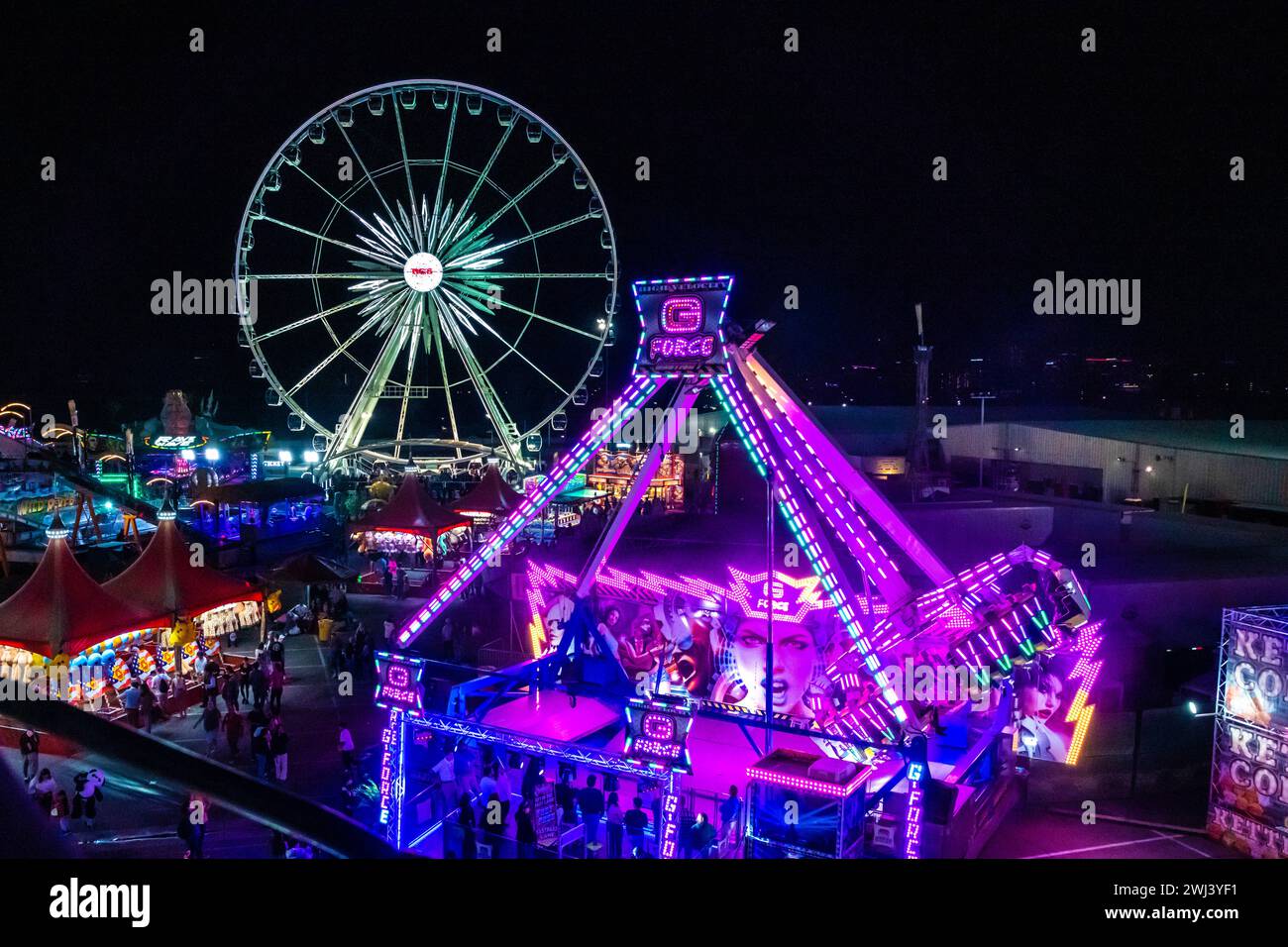 An annual state fair held at Fairgrounds Phoenix, Arizona Stock Photo ...