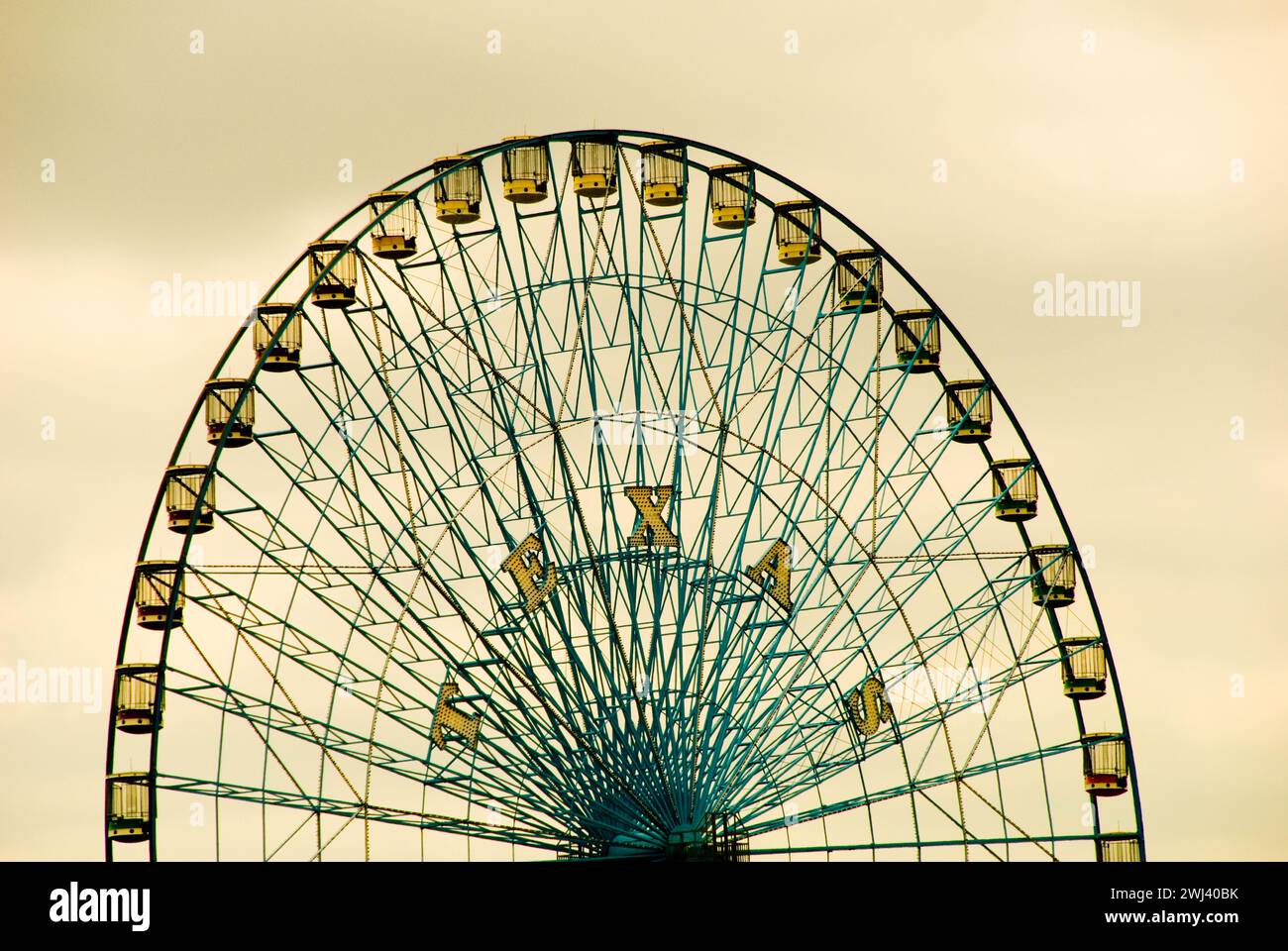"Texas Star" ferris wheel with gondolas is 212 feet and the tallest in